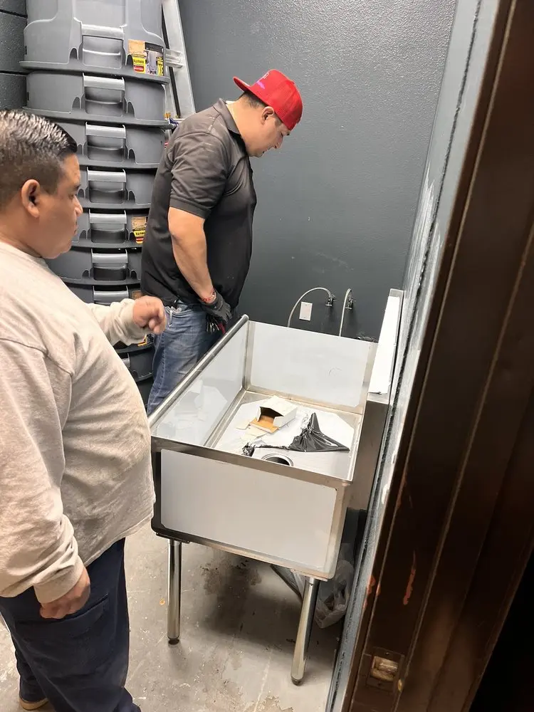 Commercial plumbing and sink installation in North Perris